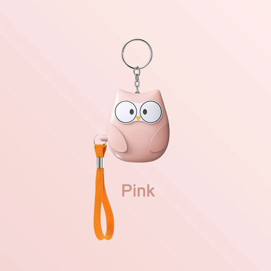 Porte-Clés Alarme de Défense Personnelle Hibou – 130 dB avec Lampe LED