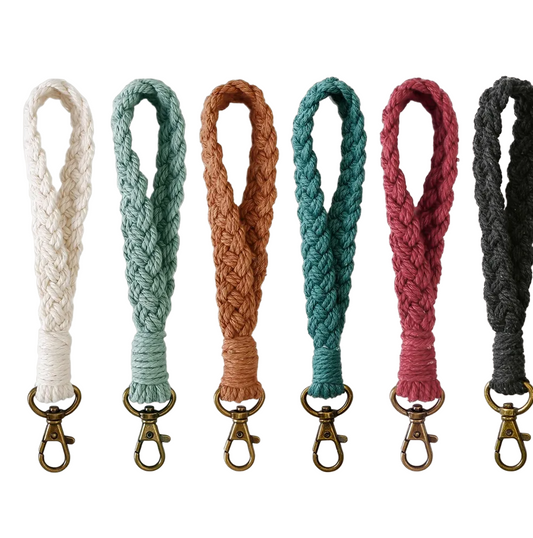 Bracelet Poignet en Coton Tressé avec Fermoir Mousqueton – Élégance & Confort au Quotidien